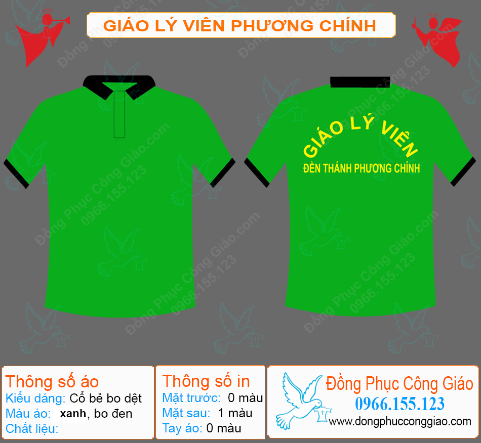 M&acirc;̃u Áo Đ&ocirc;̀ng Phục Giáo Lý Vi&ecirc;n Phương Chính