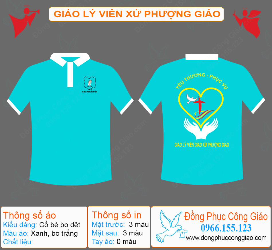 M&acirc;̃u Áo Đ&ocirc;̀ng Phục Giáo Lý Vi&ecirc;n Phương Giáo