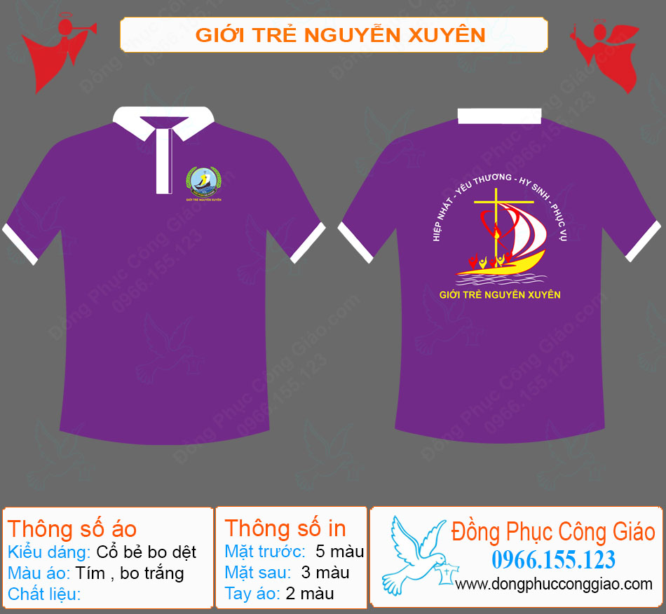 M&acirc;̃u Áo Đ&ocirc;̀ng Phục Giới Trẻ Nguy&ecirc;̃n Xuy&ecirc;n