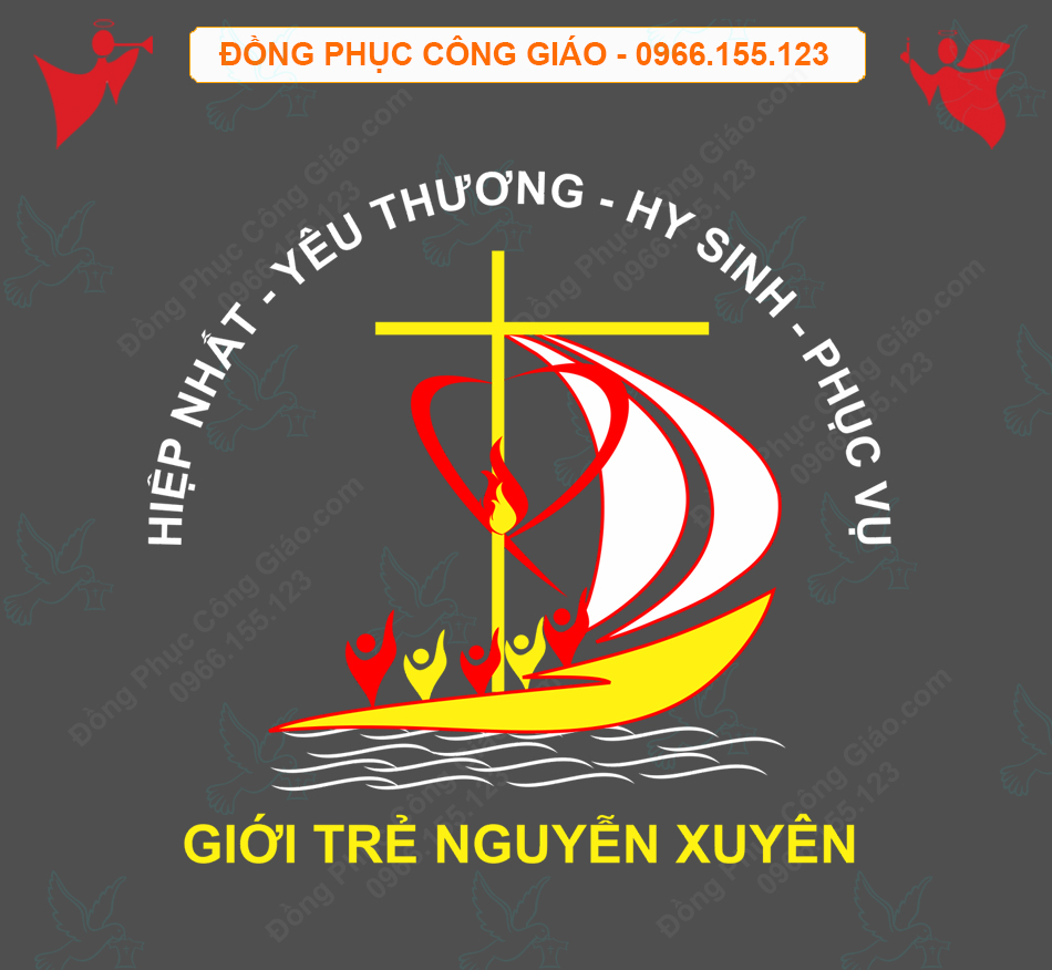 Logo Vector Giới Trẻ Giáo Xứ Nguy&ecirc;̃n Xuy&ecirc;n 1