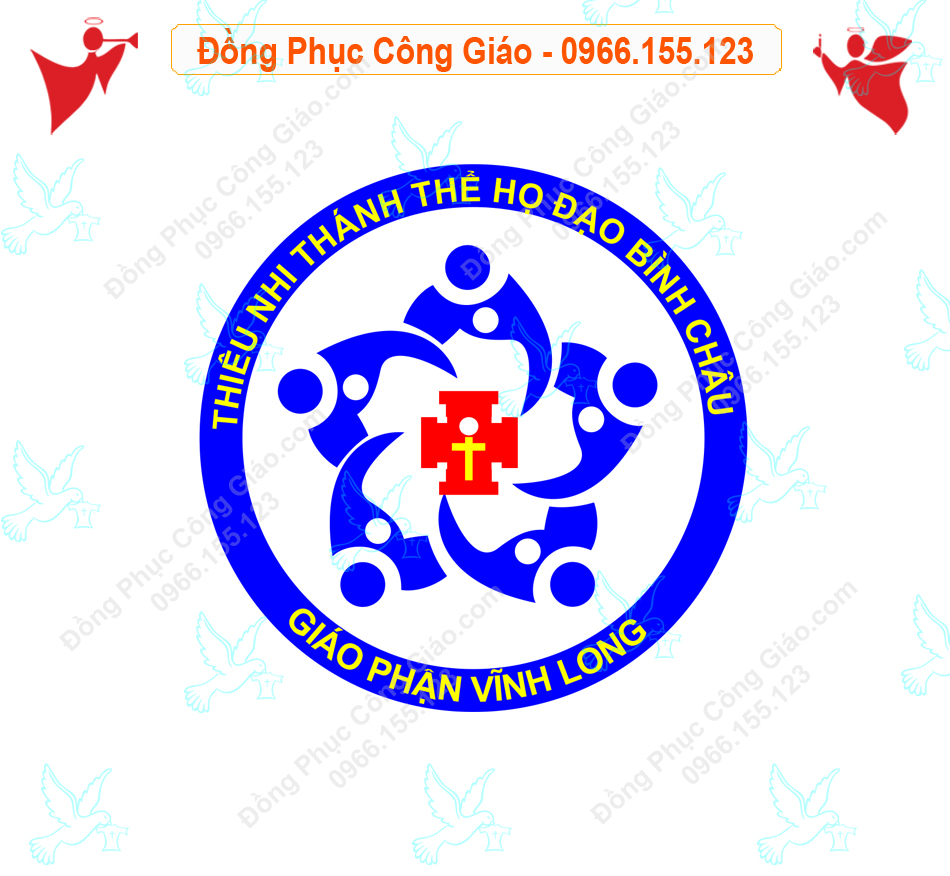 Logo Vector Thiếu Nhi Thánh Thể Họ Đạo Bình Châu