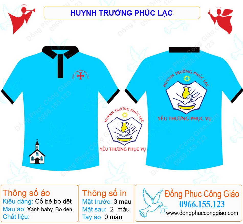 Mẫu &aacute;o đ&ocirc;ngf phục huynh trưởng Ph&uacute;c Lạc